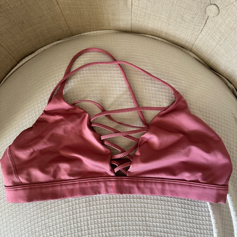 Victorias Secret Pink Strappy Sports Bra